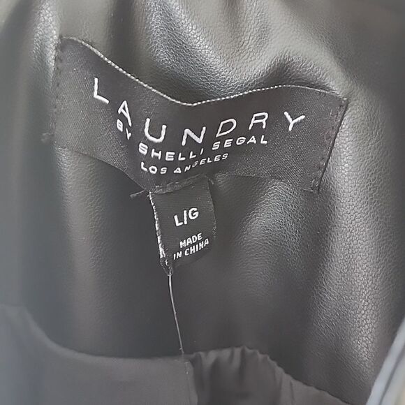 Laundry Shelli Segal Lightweight Jacket Size L Dressy Buttery Soft - Picture 6 of 11